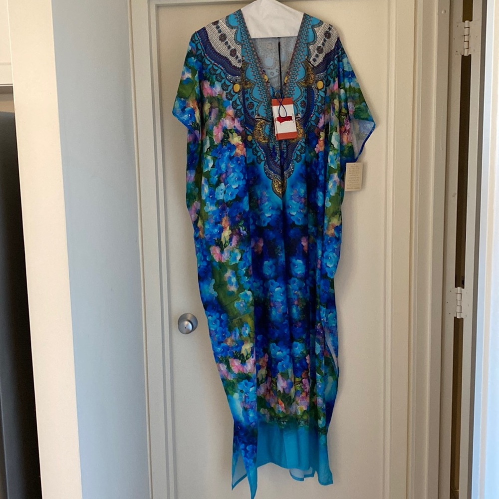 Floral long Kaftan